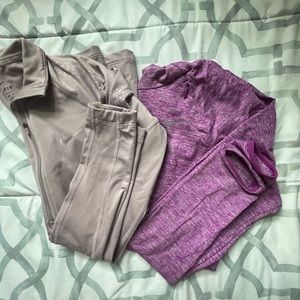 SET OF TWO: NIKE WORKOUT SWEATSHIRTS